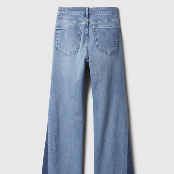 GAP High Rise Patched '70s Flare Jeans - Picture 8 of 12